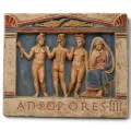 Relieve Las Tres Gracias, ad sorores, antigua...