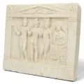 Relief Die drei Grazien, ad sorores, antike römische Wanddeko