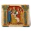 Relief hairdressing scene with Roman lady of the house, antique Roman wall decoration