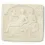 Relief Mithras und Sol Kultbild, römisch-persischer Mysterienkult mit Sonnengott, Wandrelief Replik 29x26cm