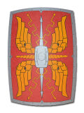 Escudo Scutum Aurelius, 50x40cm, Escudo Legionario Romano