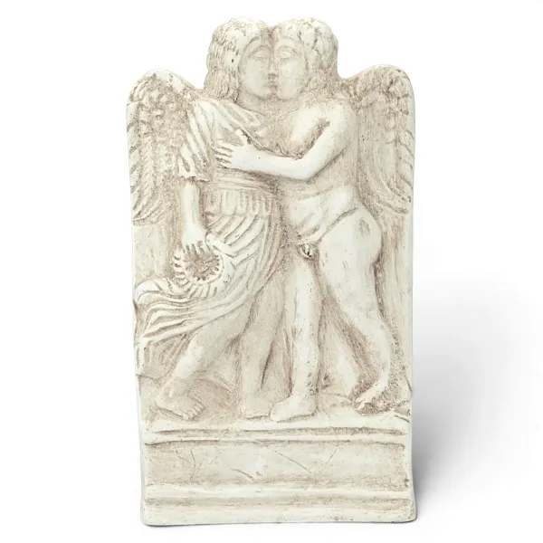 Relief Cupid and Psyche, antique Roman wall decoration