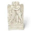 Relief Cupid and Psyche, antique Roman wall decoration