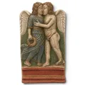 Relief Cupid and Psyche, antique Roman wall decoration