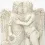 Relief Cupid and Psyche, antique Roman wall decoration