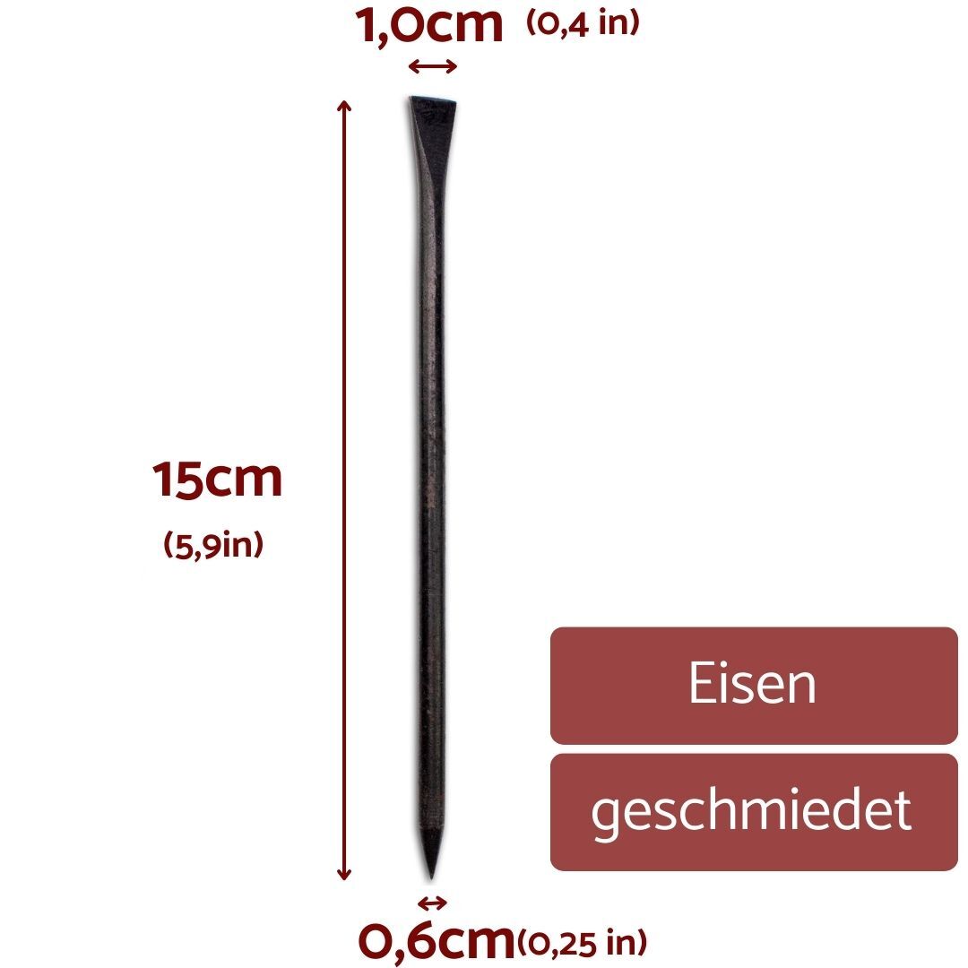 Griffel Eisen 15 cm – Stilus für Wachstafeln | Römer Shop