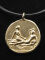 Anhänger Bordellmünze Spintria III, Bronze Amulett
