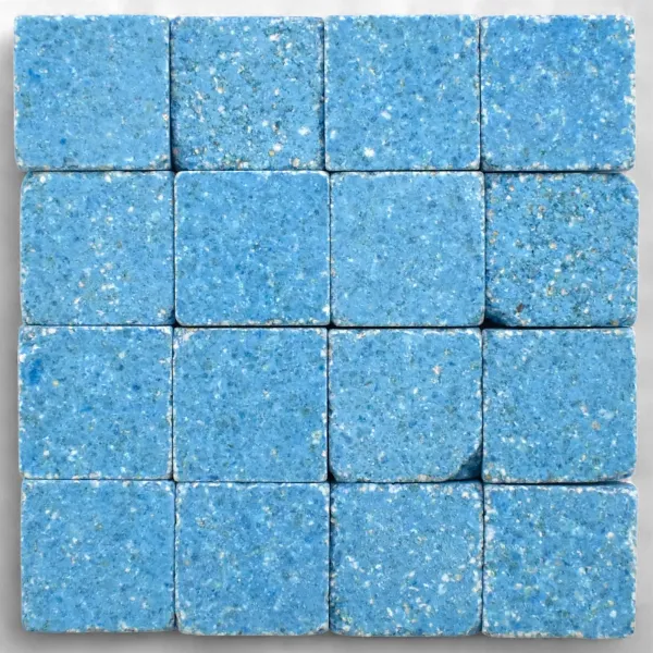 Mosaïques Byzantic bleu - 10x10x4mm