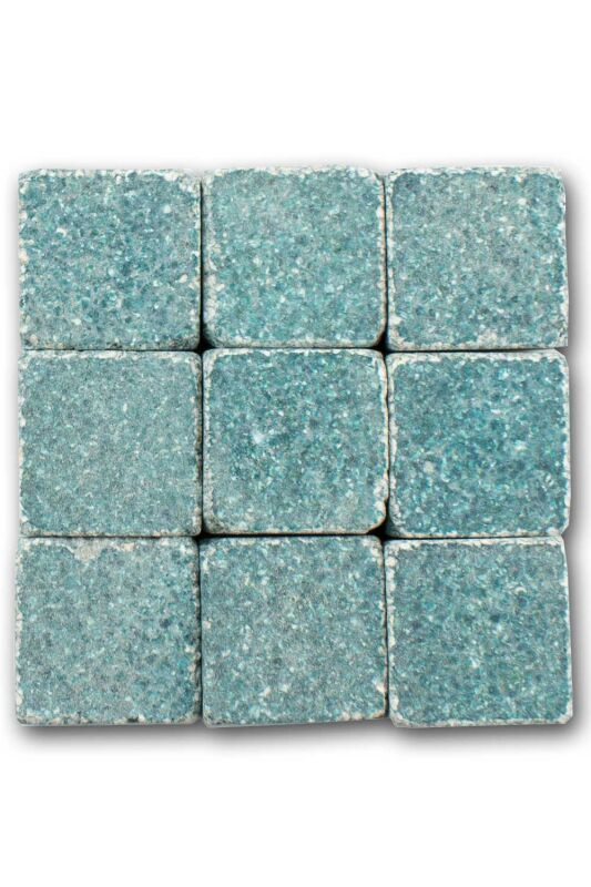 Mosaic stones Byzantic turquoise - 10x10x4mm