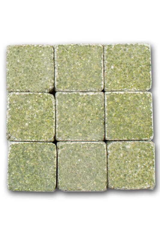 Mosaic stones Byzantic fern green - 10x10x4mm