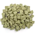 Piedras de mosaico Verde helecho bizantino - 10x10x4mm