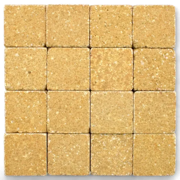 Mosaic tiles Byzantic yellow - 10x10x4mm