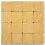 Mosaic tiles Byzantic yellow - 10x10x4mm