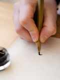 Reed writing tube, calamus, calligraphy pencil
