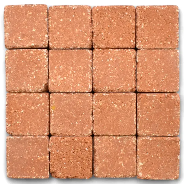 Mosaic tiles Byzantic orange - 10x10x4mm