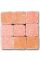 Mosaic stones Byzantic pink - 10x10x4mm