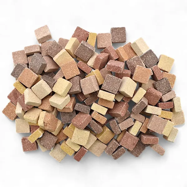 Mosaiksteine Byzantic terra mix - 10x10x4mm