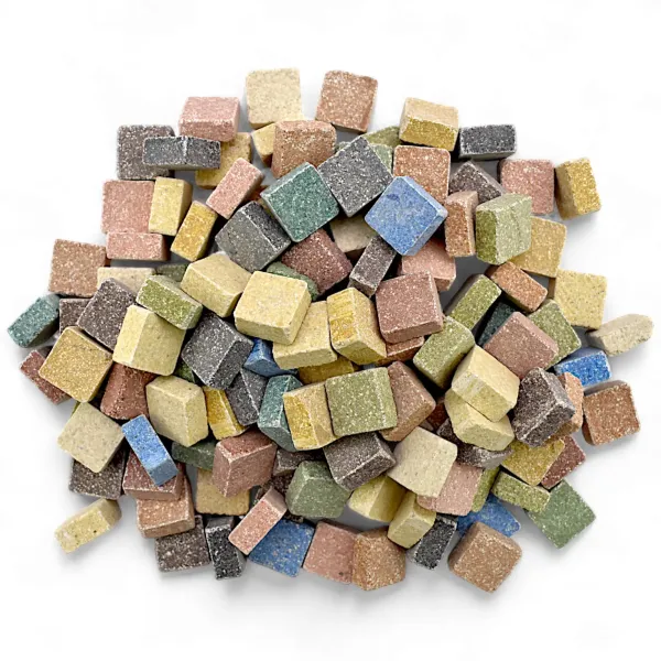 Mosaic stones Byzantic BuntMix 10 colors, 10x10x4mm