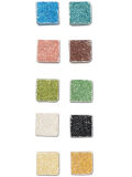 Mosaic stones Byzantic BuntMix 10 colors, 10x10x4mm