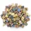 Mosaic stones Byzantic BuntMix 10 colors, 10x10x4mm