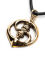 Pendant trumpet ornament, bronze, roman amulet