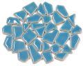 Flip Mosaiksteine Keramik MINI karibikblau