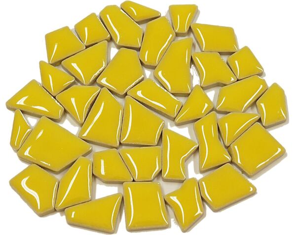 Maize Yellow 100g Flip Ceramic Mini Mosaic Tiles 