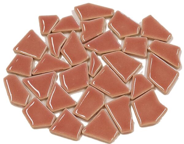 Flip mosaic tiles ceramic MINI pale pink