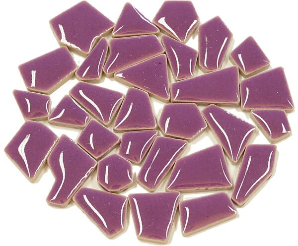 Flip mosaic tiles ceramic MINI lilac