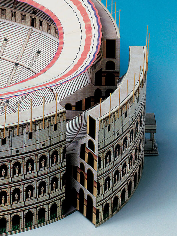 Cardboard model kit 1/400 scale. Pantheon in Rome