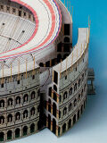 Schreiber bow, Roman Colosseum in Rome, cardboard model making, paper model, papercraft, DIY paper crafting