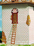 Arco de Schreiber, torre de vigilancia Roman Limes, modelismo en cartón, modelismo en papel, papercraft, DIY paper crafting