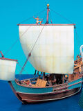 Schreiber-Bogen, barco de carga romano, fabricación de modelos de cartón