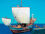 Schreiber bow, Roman cargo ship, cardboard model making, paper model, papercraft, DIY paper crafting