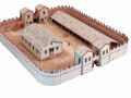 Arco Schreiber, fuerte romano - campamento militar romano, modelismo en cartón, modelismo en papel, papercraft, DIY paper crafting