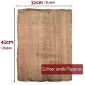 Papyrus Blatt 40x30cm Antik, Naturrand Papyrus aus...