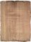 Papyrus Blatt 42x32cm Antik, Naturrand Papyrus aus Ägypten für Kalligraphie & Kunst-Unterricht