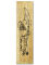 Lesezeichen basteln Rom Historical Gladiator Murmillo aus Papyrus