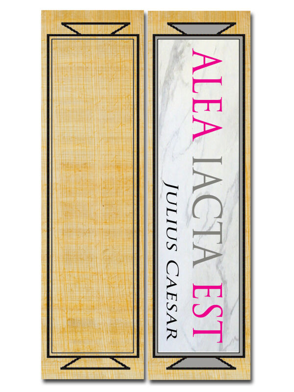 Bookmark making TABULA ANSATA real papyrus