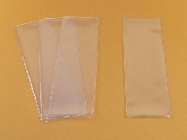 Tapa transparente para marcadores de papiro 19x5cm