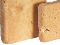 Piedra de mármol 4mm Mármol Travertino Noce 10x10x4; 1kg