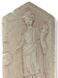 Relief Fortuna - Tyche, bright paptina, 35x20cm, Roman...