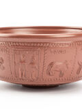 Copa del Zodíaco, signo del zodíaco, vaso de beber romano con decoración en relieve