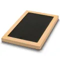 Wachstafel 14x9cm, Tabula cerata Didius, schwarze Schreibtafel, Römer Mittelalter reenactment