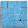 Piedras de mosaico Azul bizantino - 10x10x4mm -1kg