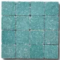 Mosaic stones Byzantic turquoise - 10x10x4mm -1kg