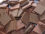 Ceraton® piedras de mosaico de cerámica Chocolate - 180g aprox. 50 piezas.