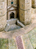 Schreiber sheet, medieval Castel del Monte, cardboard model making
