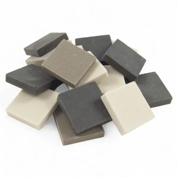 Ceraton® ceramic mosaic tiles gray mix - 750g approx. 200 pcs.