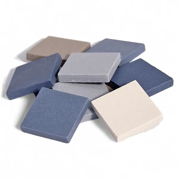 Ceraton® Carreaux de mosaïque en céramique Bleu Mix - 750g environ 200 pcs.